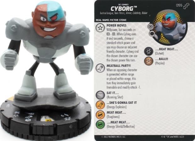 DC Heroclix Batman Team Up Super Rare : Cyborg - 055