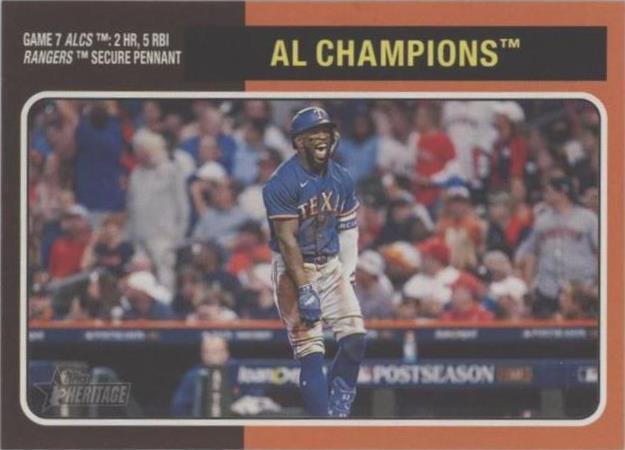 2024 Topps Heritage Mini - Adolis Garcia #460