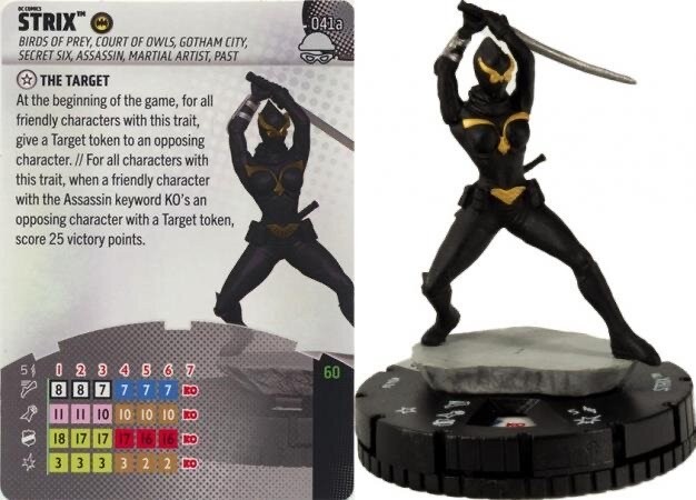 DC Heroclix Notorious : Strix - 041a Rare