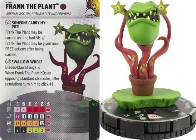 DC Heroclix Notorious : Frank the Plant - 056 Super Rare