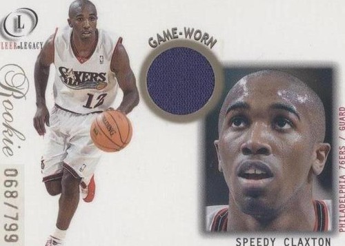 2000-01 Fleer Legacy - Speedy Claxton #106
