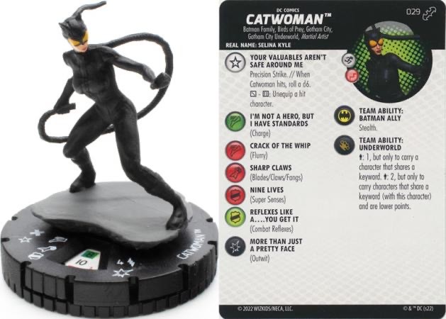 DC Heroclix Batman Team Up Uncommon : Catwoman - 029