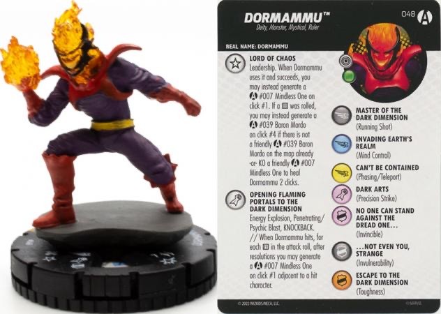 Marvel Heroclix Avengers Forever Super Rare : Dormammu - 048