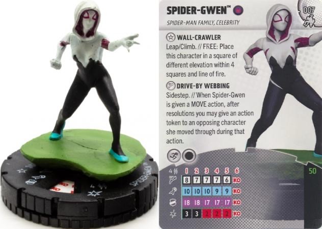 Marvel Heroclix Spiderman Beyond Amazing Common : Spider-Gwen - 007