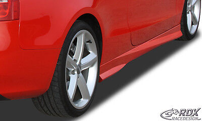 RDX Seitenschweller für Audi A5 B8 8T3 Coupe 8F7 Cabrio "Turbo" Schweller Set