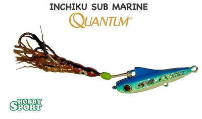 INCHIKU JIG SUB MARINE 120 GR COL. BLU GLOW QUANTUM GERMANY PESCA MARE BARCA