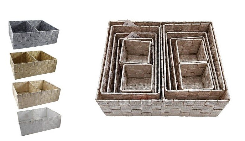 Set 11 Pezzi Kit Porta Oggetti Multiuso Organizzazione Bagno Cucina 10206 dfh