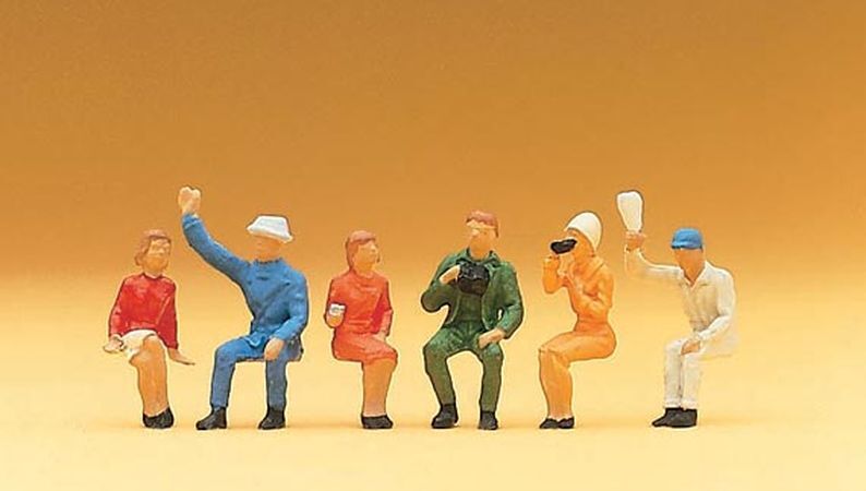 Preiser 14025 - Spectateurs Assis - Ho (1:87)