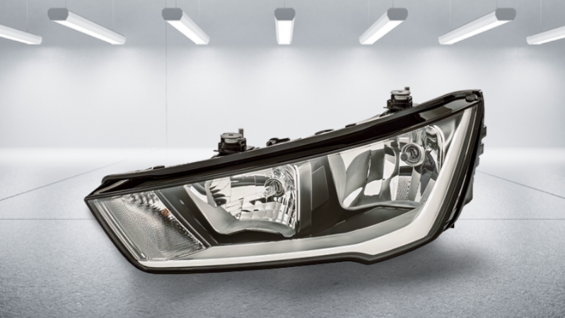 AUDI A1 2015-2018 FRONT HEADLAMP HALOGEN HEADLIGHT PASSENGER LEFT SIDE NEAR SIDE