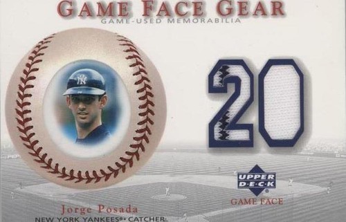 2003 Upper Deck Game Face - Jorge Posada #GG-JP