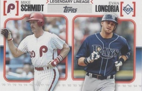 2010 Topps - Evan Longoria Mike Schmidt #LL11