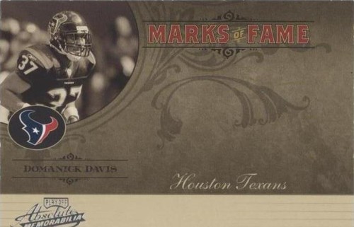 2005 Playoff Absolute Memorabilia Domanick Davis #MF-5