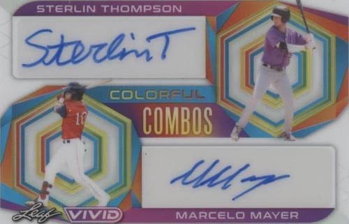 2022 Leaf Vivid - Marcelo Mayer Sterlin Thompson #CC-21