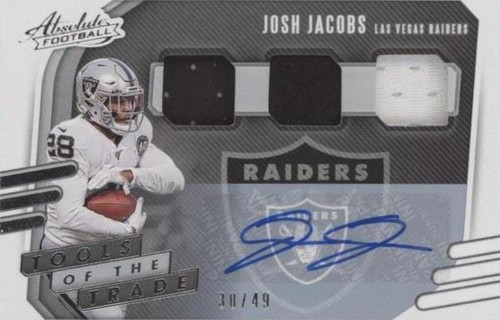 2020 Panini Absolute Josh Jacobs #TTT-1