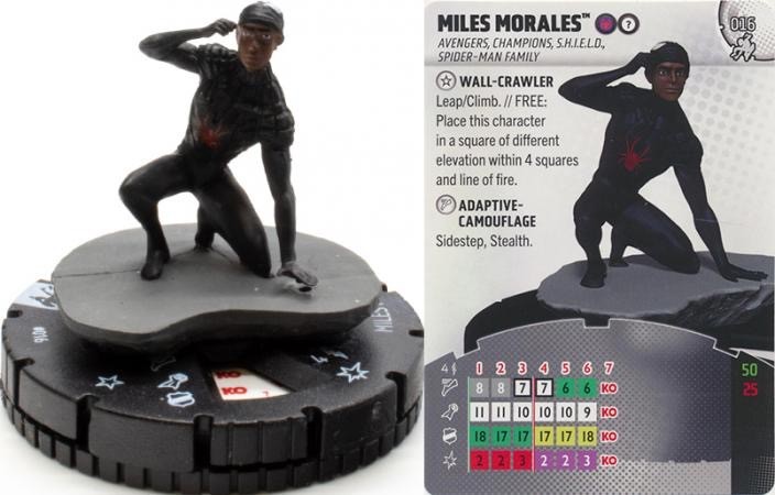 Marvel Heroclix Spiderman Beyond Amazing Common : Miles Morales - 016
