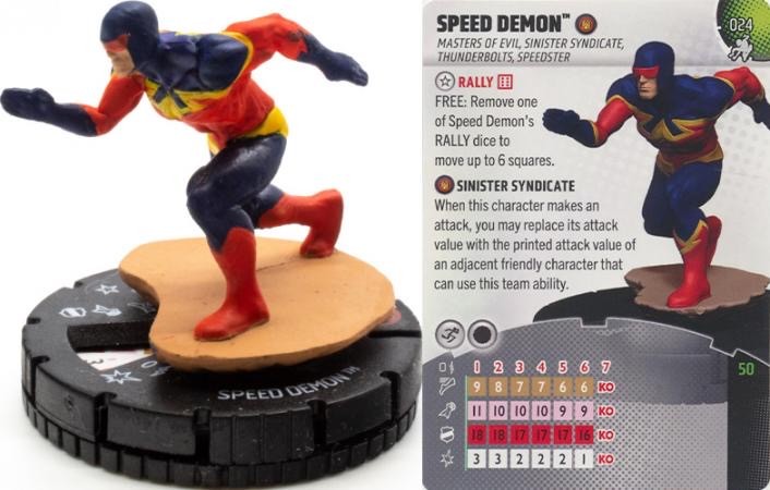 Marvel Heroclix Spiderman Beyond Amazing Uncommon : Speed Demon - 024