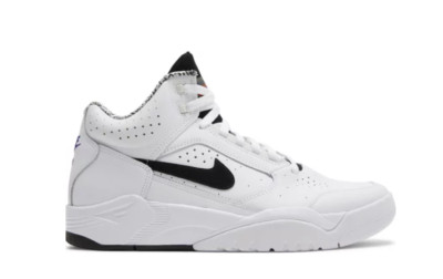NIB Nike Air Flight Lite II Mid White Black 2021 DJ2518-100 M 6 / W 7.5 Sneakers