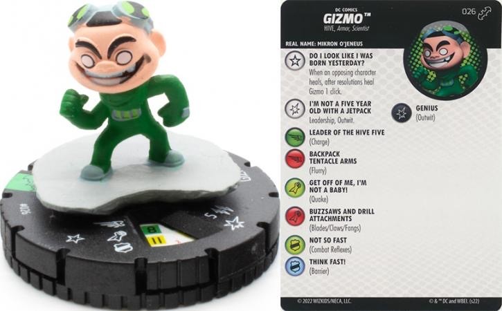 DC Heroclix Batman Team Up Uncommon : Gizmo - 026
