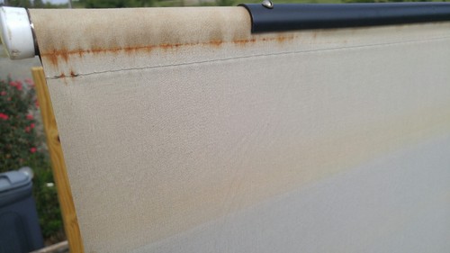 Montgomery Ward Vintage 40 x 40 Projector Screen Portable Collapsible Mobile