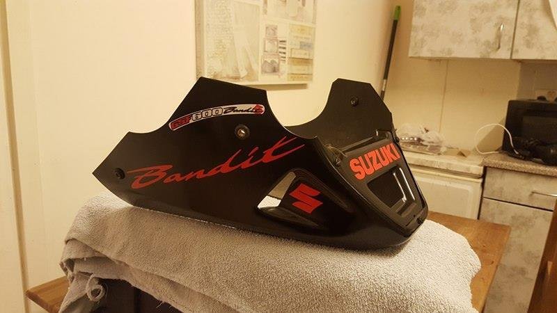 suzuki bandit 600 belly pan