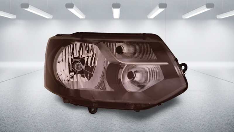 VW TRANSPORTER T5 2010-2016 HEADLAMP HEADLIGHT SINGLE REFLECTOR RIGHT SIDE O/S