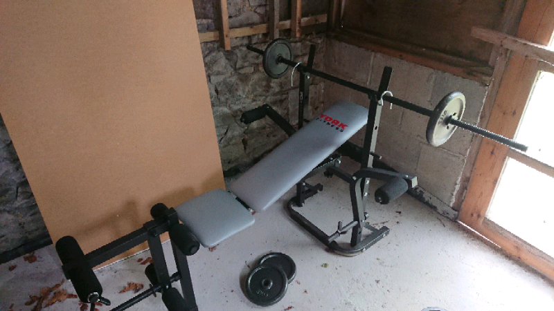 York 501 Fitness Bench With Steel Weights Reasonable Offers In