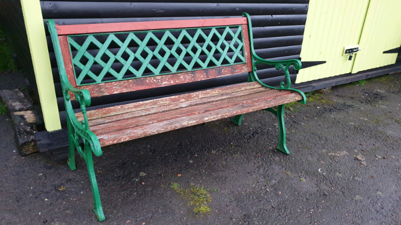 Antique Wrought Iron Garden Bench In Dunfermline Fife Gumtree