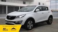 64 reg Kia Sportage 1.7 Crdi 3 Sat Nav ISG 6 speed, start stop, black leather.