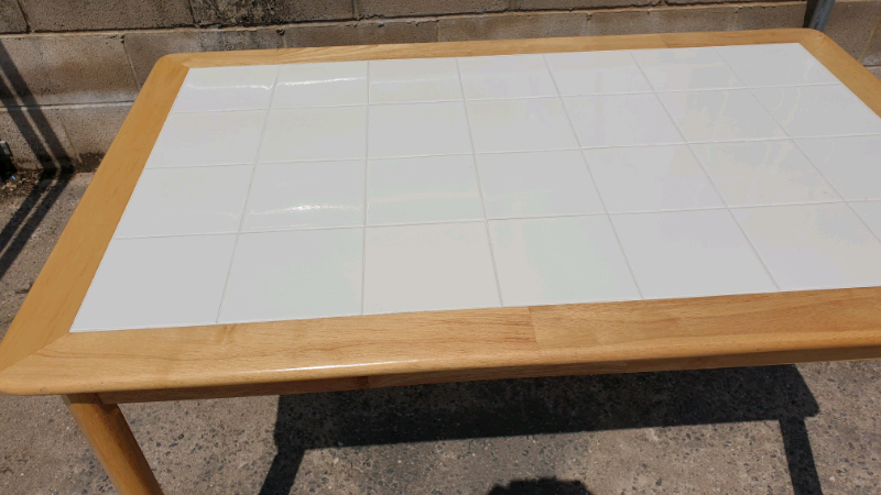 Tiled top kitchen table | in Melbourne, Derbyshire | Gumtree