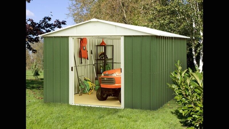 Yardmaster Metal Shed 10x10. Already Assembled. Collection 