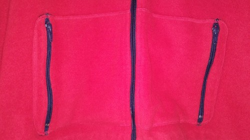 Vintage Tommy Hilfiger Womens/Men's XL Red Full Zip Fleece Jacket