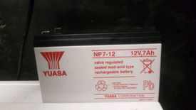 Yuasa NP7-12V 7Ah VRLA Rechargeable Battery