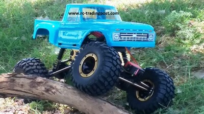 Custom Painted 1966 Ford F100 4X4 RC Rock Crawler RTR Waterproof 2.4 Radio