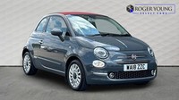 2018 Fiat 500 1.2 Lounge 2dr Dualogic CONVERTIBLE PETROL Automatic