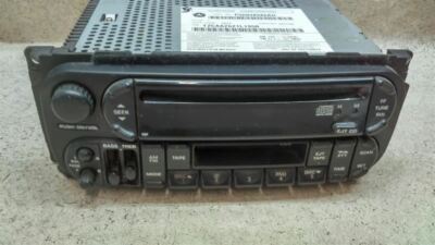 Stereo Radio AM FM CD Cassette RBP 56038586AH Fits 02-07