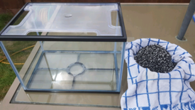 Senzeal S Size Plastic Fish Breeding Box Floating Isolation Hatchery Box With 3pcs Pasteur Pipette For Aquarium Tank Amazon Co Uk Pet Supplies