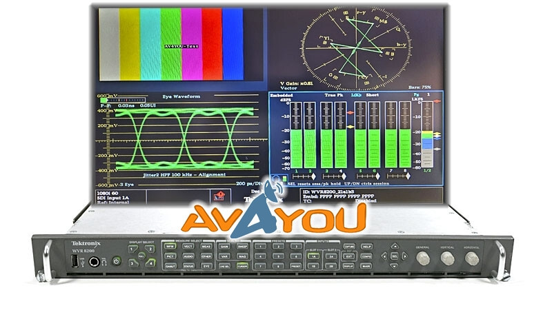 DTM・DAW Sirkut Electronics WNG2 Tektronix WVR8200 SD/HD Video Waveform Rasterizer OPT: EYE