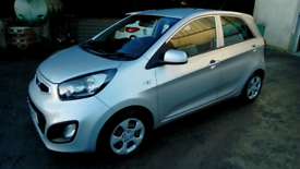 2013 Kia Picanto 5 Dr One Owner Zero Road Tax Low ins Nice Car 