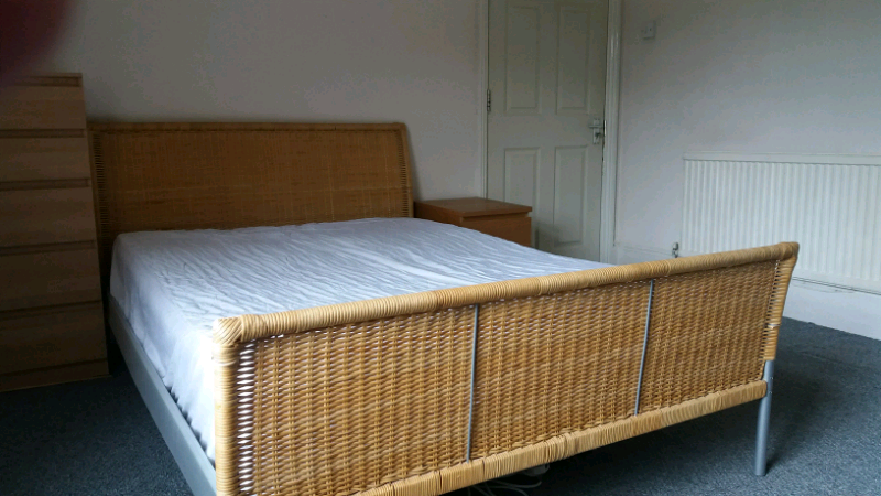 Ikea wicker/rattan bed | in Crystal Palace, London | Gumtree on {keyword}