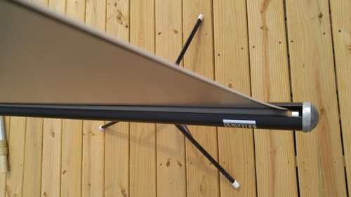 Montgomery Ward Vintage 40 x 40 Projector Screen Portable Collapsible Mobile