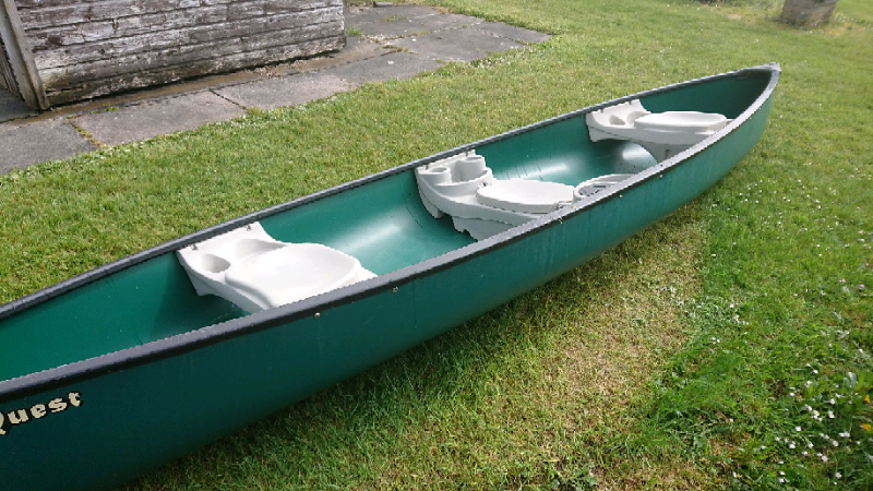 sale pending - excellent 3 person canadian canoe / kayak with paddles