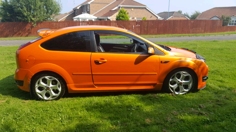 Electric orange ford