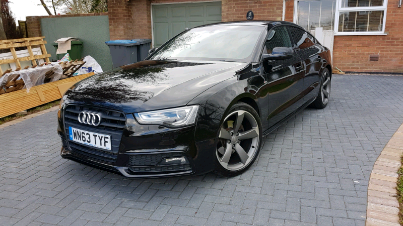 Genuine Black Edition 2013 Audi A5 S Line sportback turbo ...