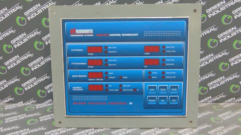 USED Neundorfer MVC-III Microprocessor Voltage Control Panel 81700-128 MVC3-A512