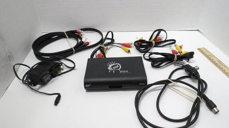 Dvt Pal Plus Tuner For Dish Network, Plus Power Supply And 4 Sets Of Cable 