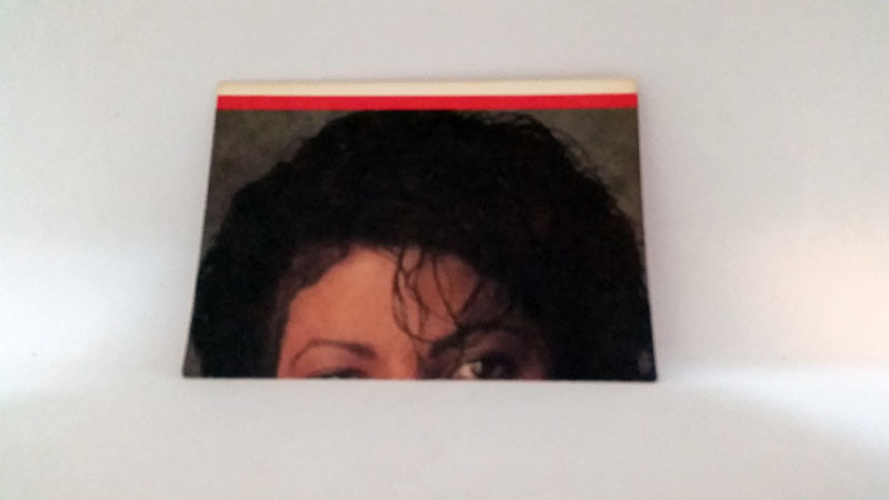 michael jackson 1984 mjj productions inc sticker card number 13 mint music