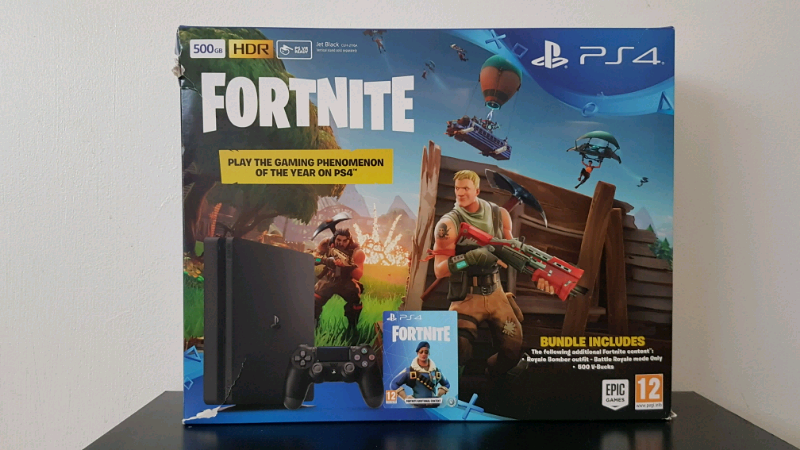 2 Weeks Old Slim Playstation Ps4 Fortnite Edition Voucher Not Included - 2 weeks old slim playstation ps4 fortnite edition voucher not included