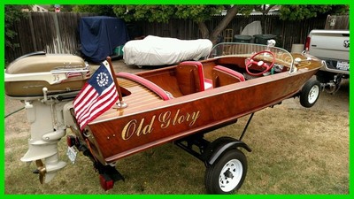 1957 North American 14 Foot Mahogany Runabout, 5 Hours since Restoration, 14'