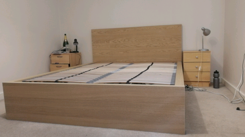 King Size Bed Frame With Under Bed Storage In Bath Somerset