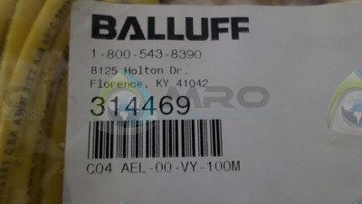 BALLUFF C04AEL-00-W-100M SENSOR CABLE *NEW NO BOX*